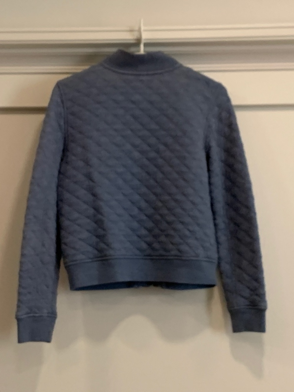 GAP Women quilted bomber jacket in light blue size M - Picture 2 of 11